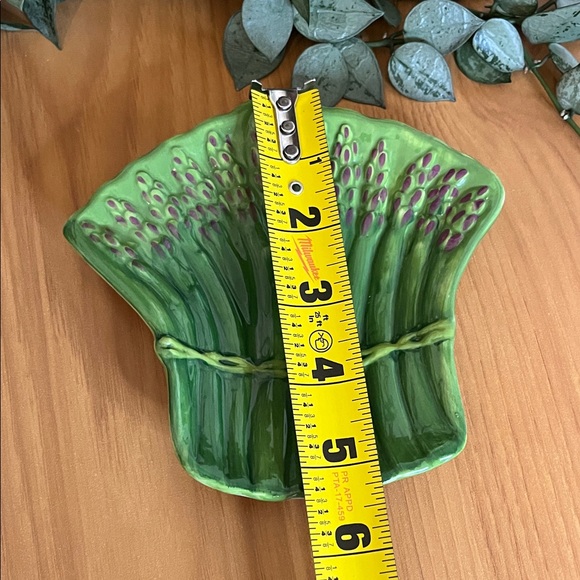 ON HOLD Ceramic Asparagus Spoon Rest EUC - Picture 4 of 6